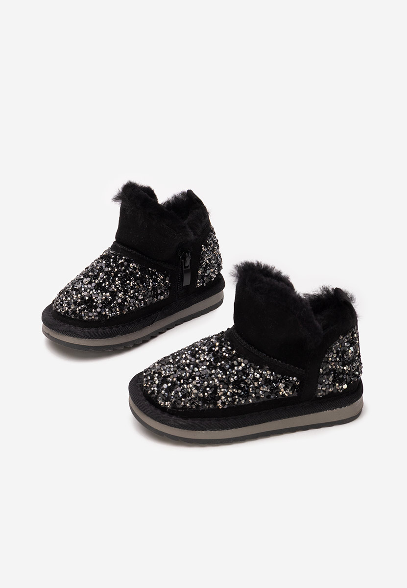 Cizme fete Semida negre