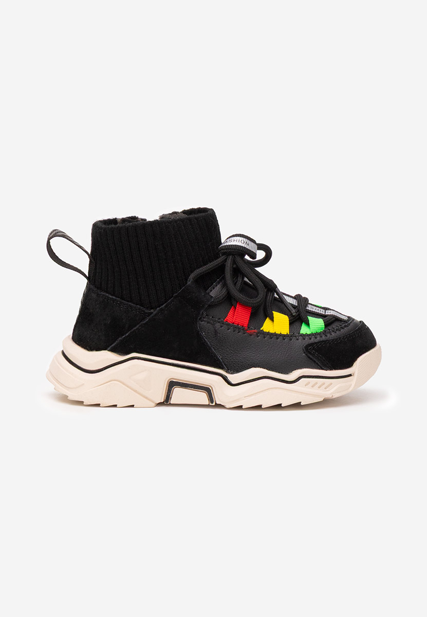Sneakers baieti Joyan negri