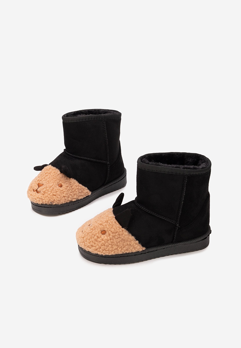 Cizme copii Woolf negre