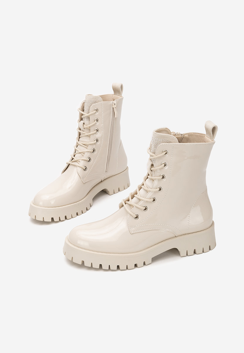 Bocanci lacuiti dama Claudine bej