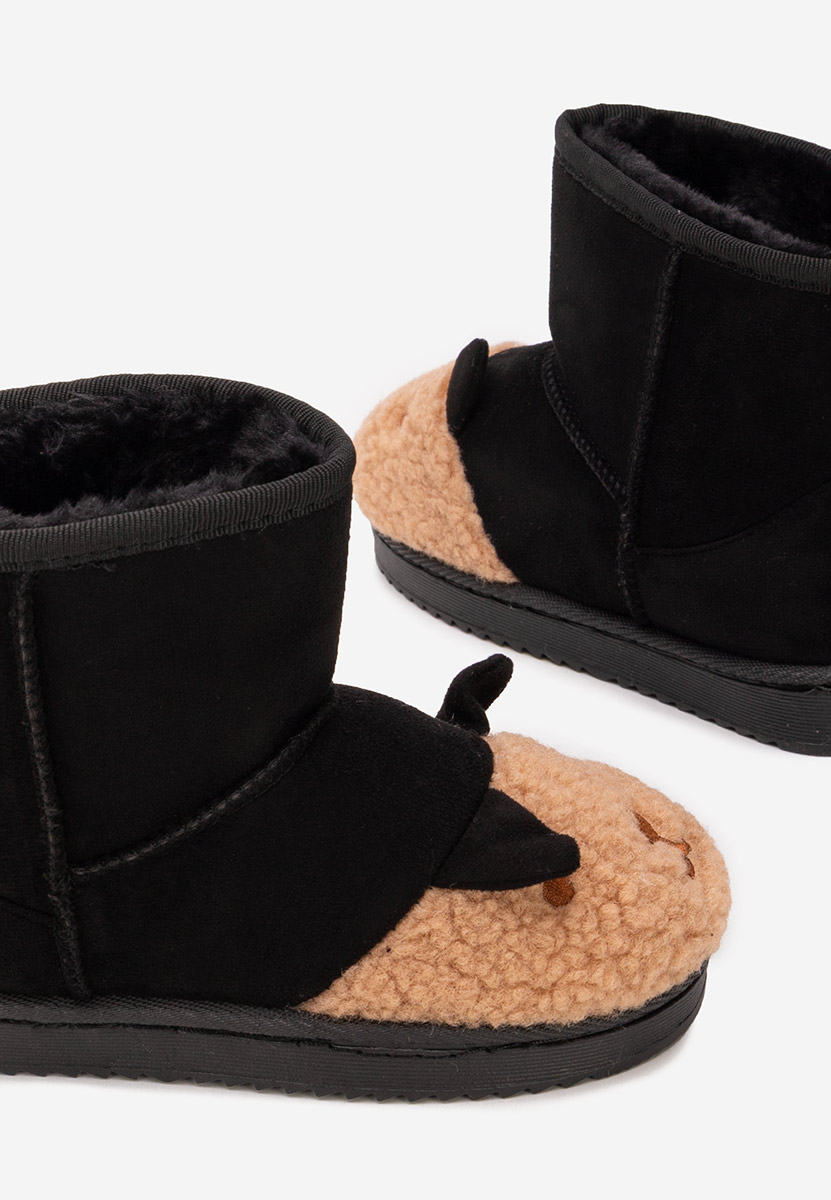 Cizme copii Woolf negre