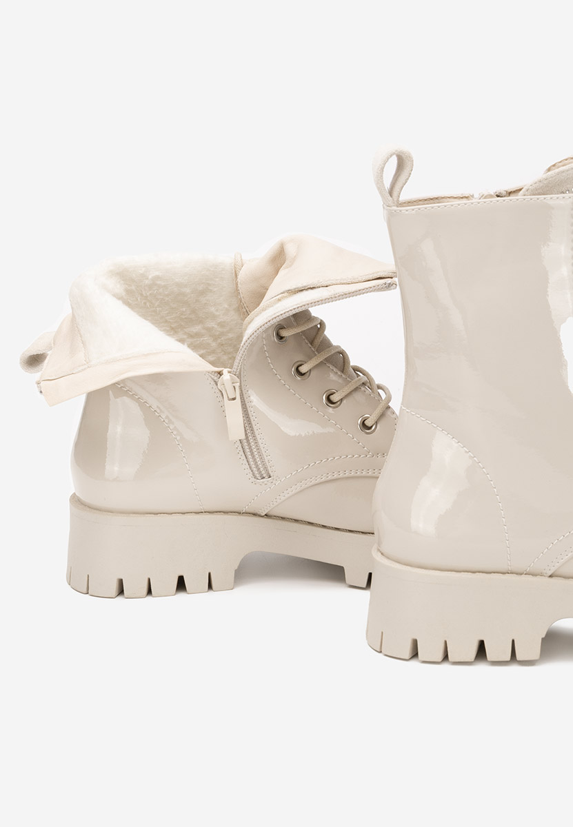 Bocanci lacuiti dama Claudine bej