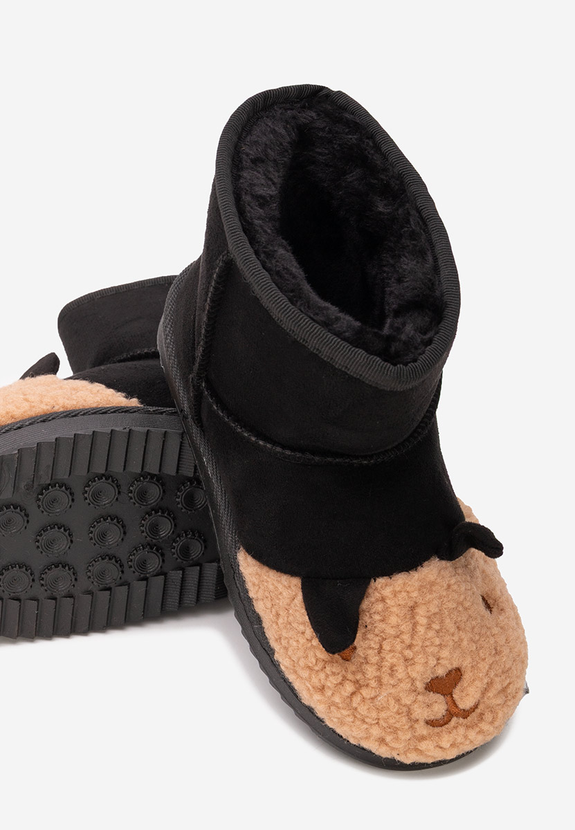 Cizme copii Woolf negre