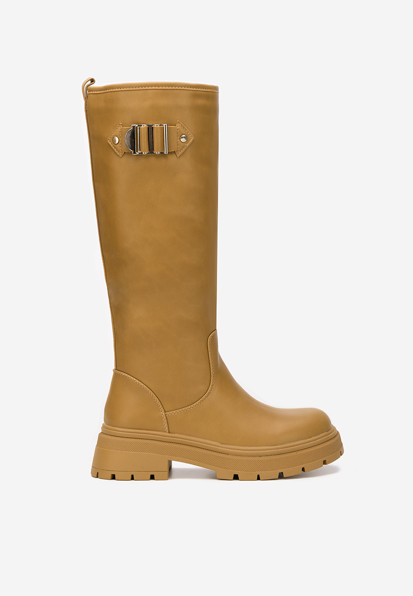 Cizme inalte dama Artozza kaki