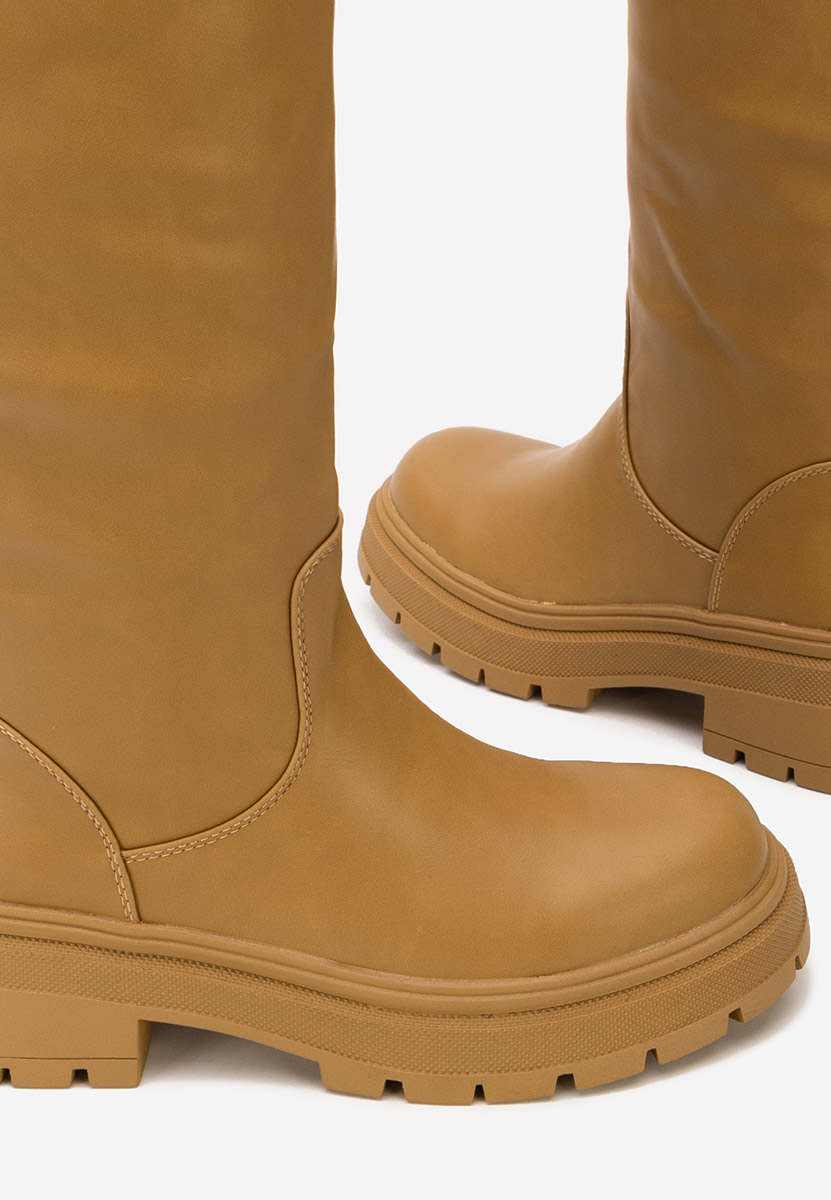 Cizme inalte dama Artozza kaki