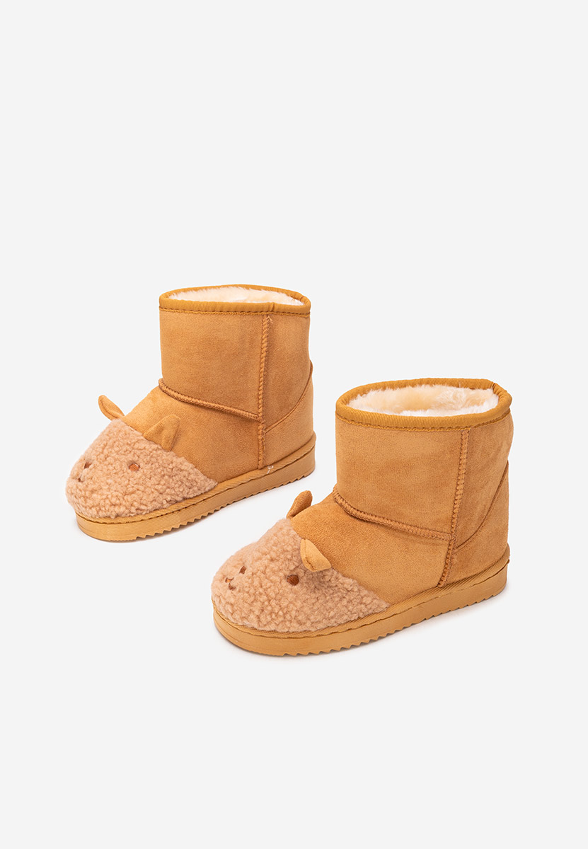 Cizme copii Woolf maro