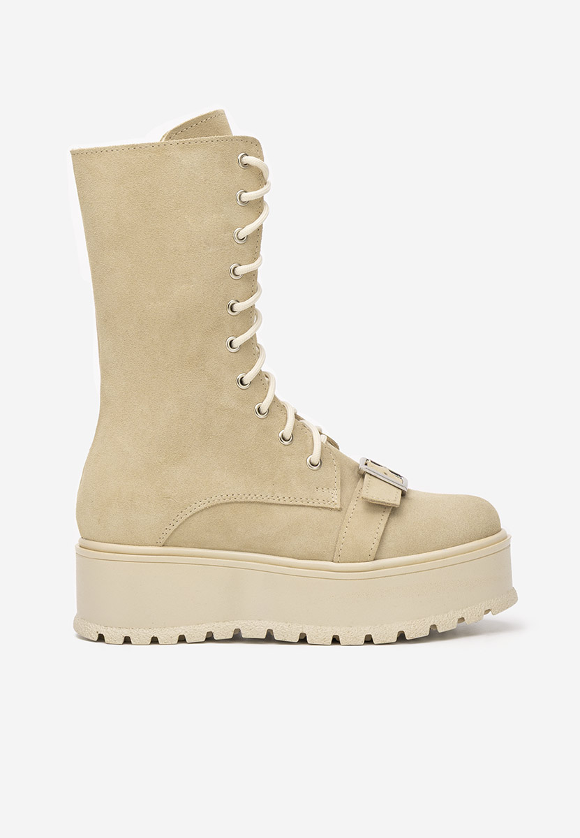 Ghete dama piele Sorelia bej