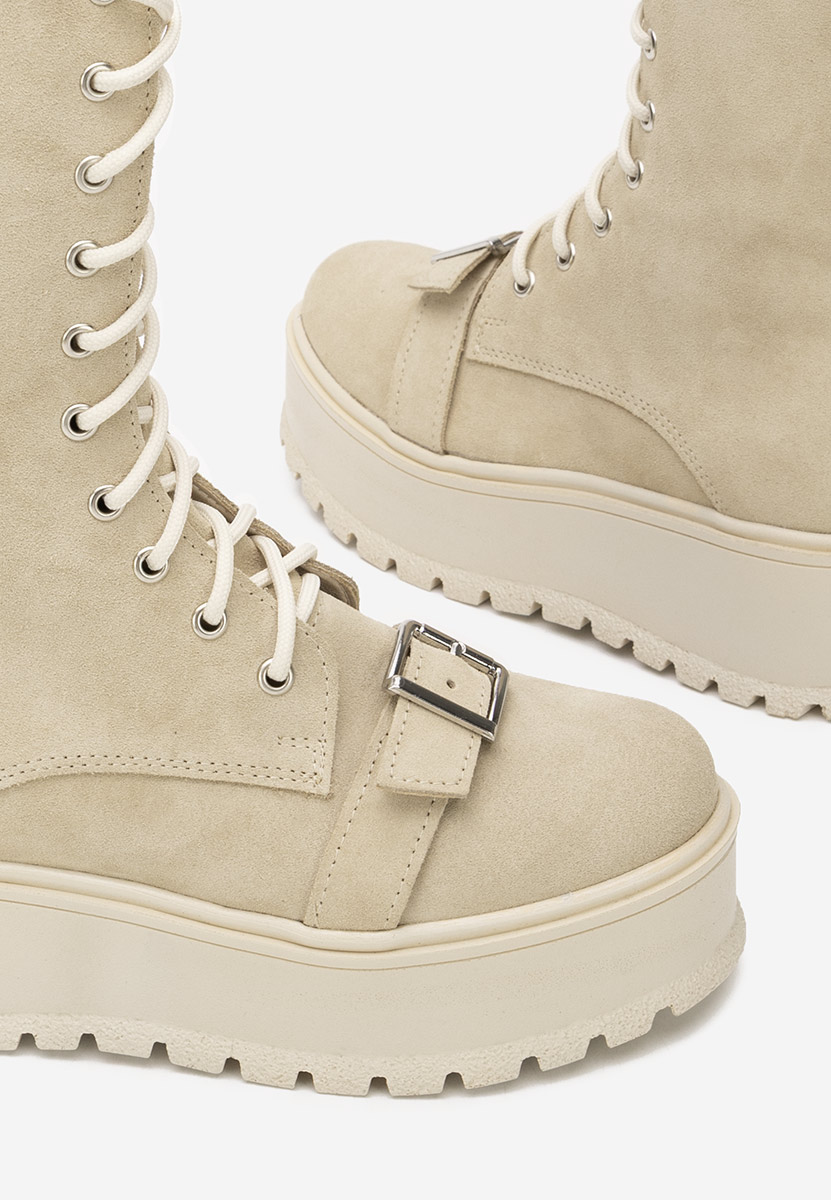 Ghete dama piele Sorelia bej