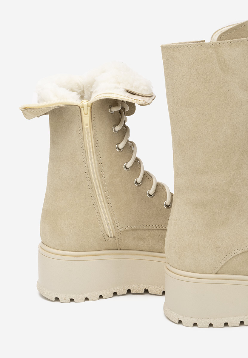 Ghete dama piele Sorelia bej