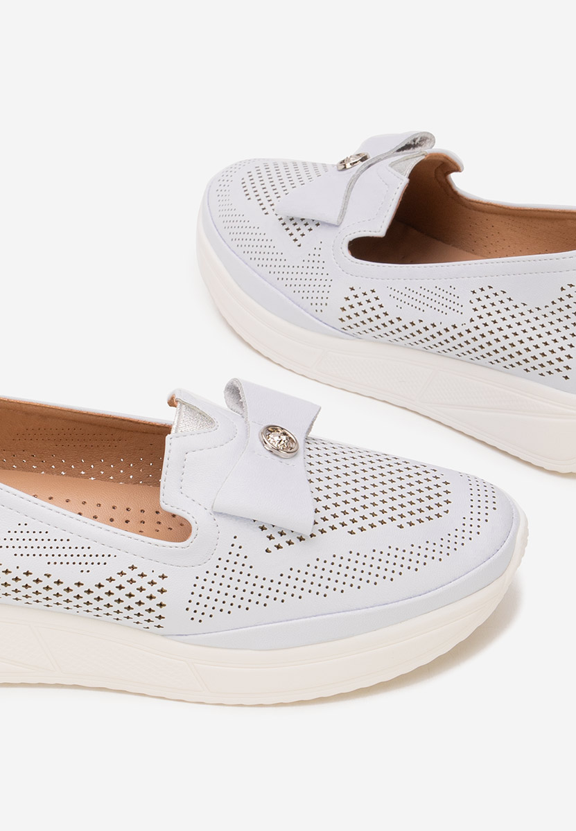 Pantofi casual damă Irvesa albi