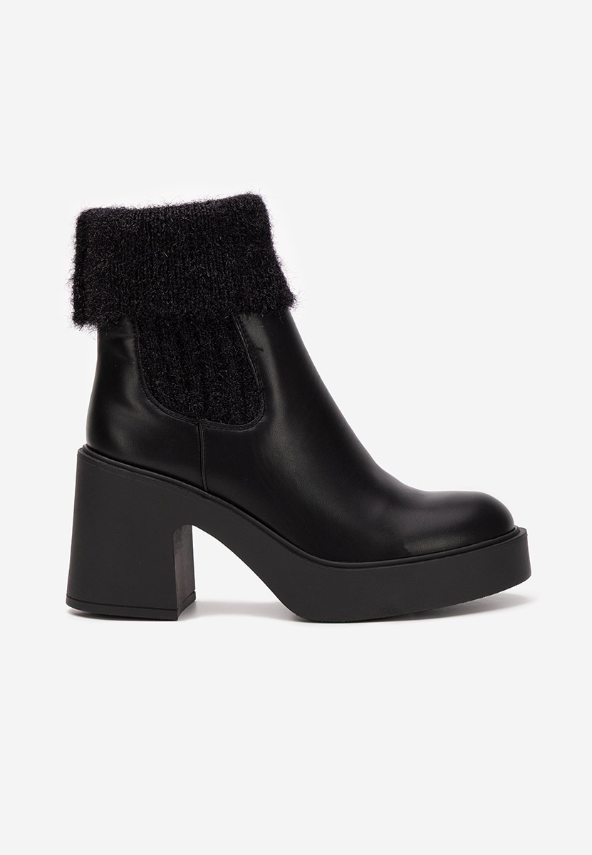 Ghete tip soseta Philippa negre