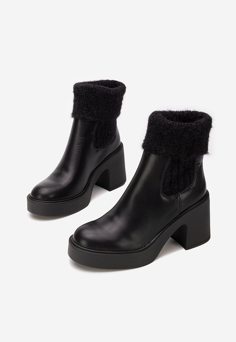 Ghete tip soseta Philippa negre