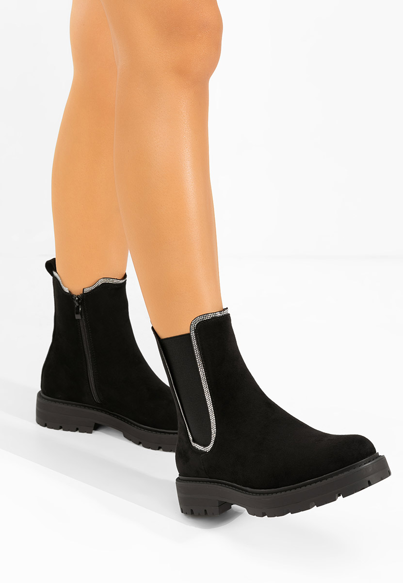 Ghete chelsea dama Brisaya V2 negre