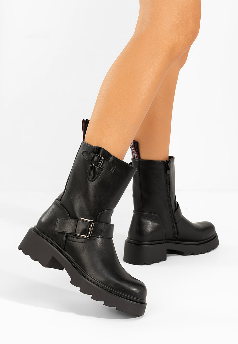 Ghete inalte dama Diany negre Ghete inalte dama Diany negre