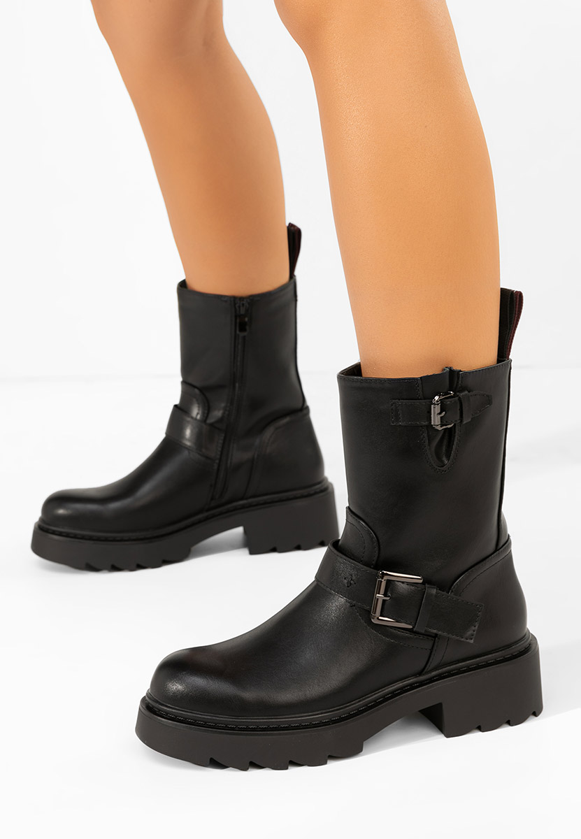 Ghete inalte dama Diany negre Ghete inalte dama Diany negre