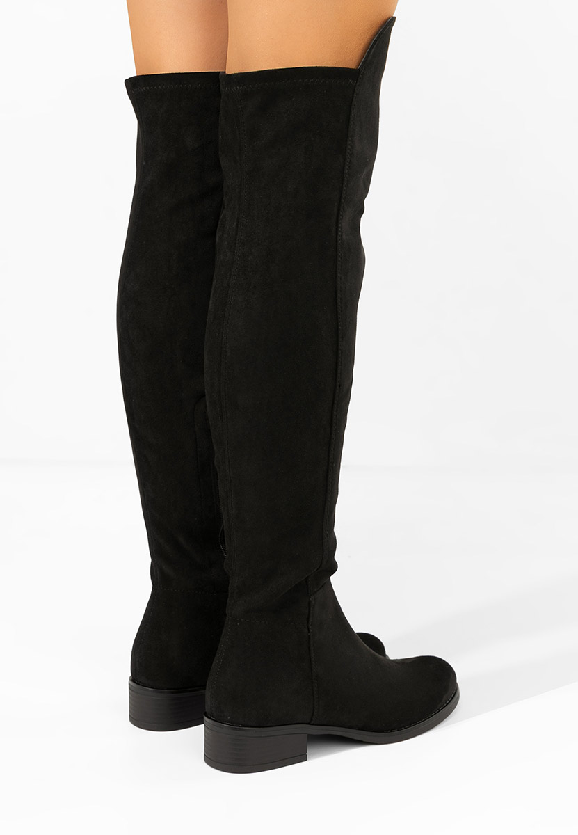 Cizme lungi peste genunchi Inies negre Cizme lungi peste genunchi Inies negre