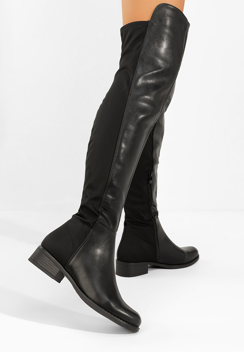 Cizme lungi peste genunchi Inies V2 negre Cizme lungi peste genunchi Inies V2 negre