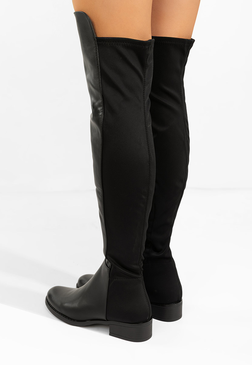 Cizme lungi peste genunchi Inies V2 negre Cizme lungi peste genunchi Inies V2 negre