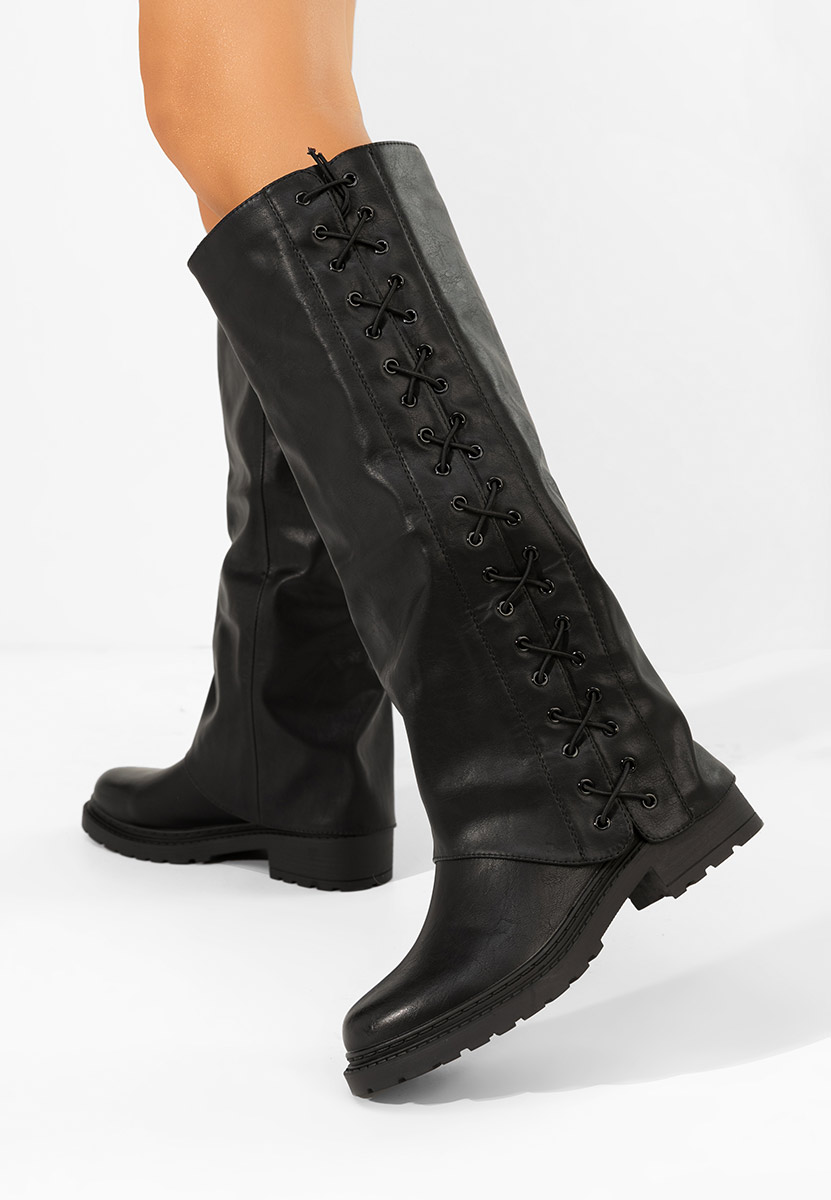 Cizme lungi dama Nadina negre