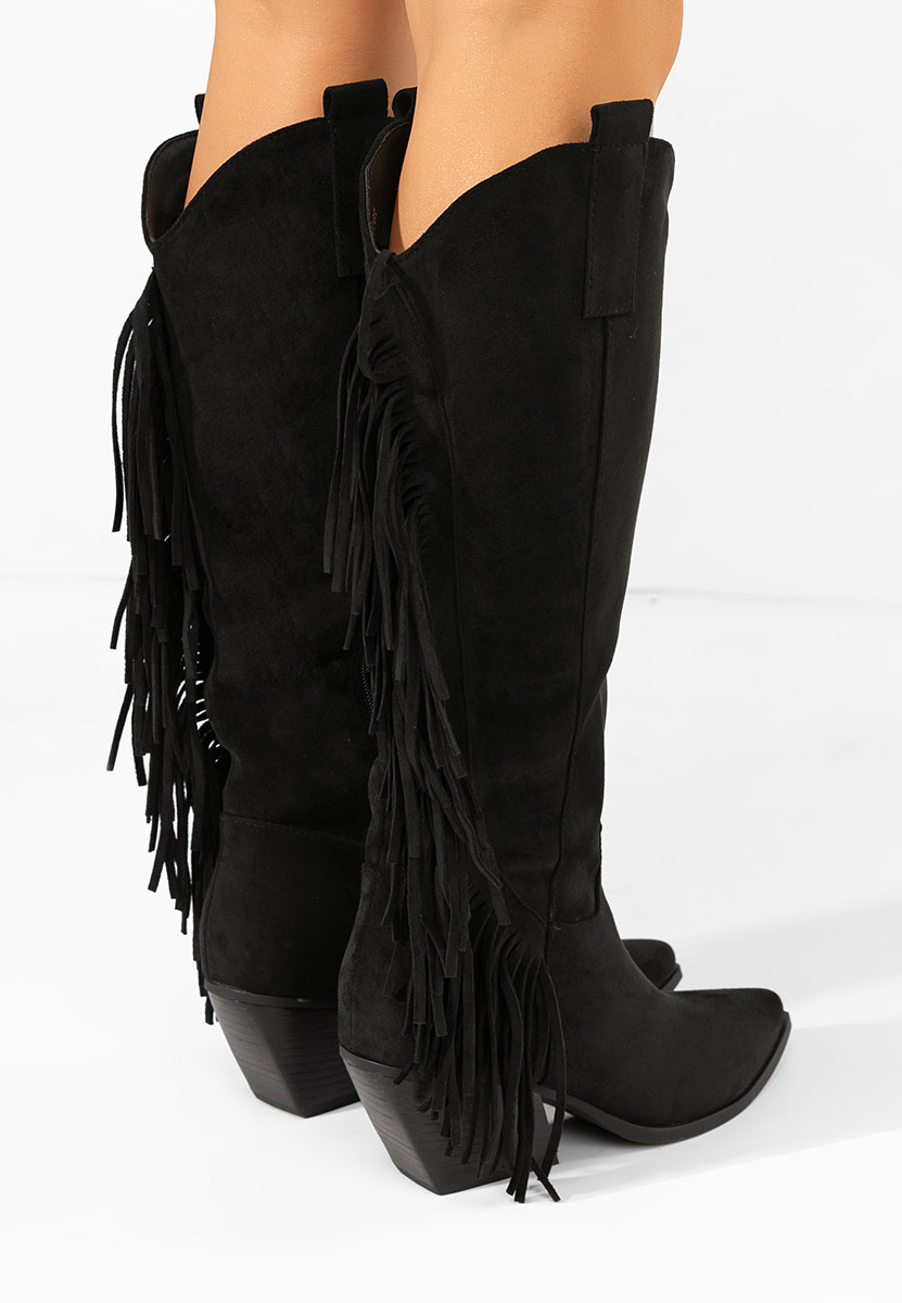 Cizme cowboy dama Verlia negre Cizme cowboy dama Verlia negre