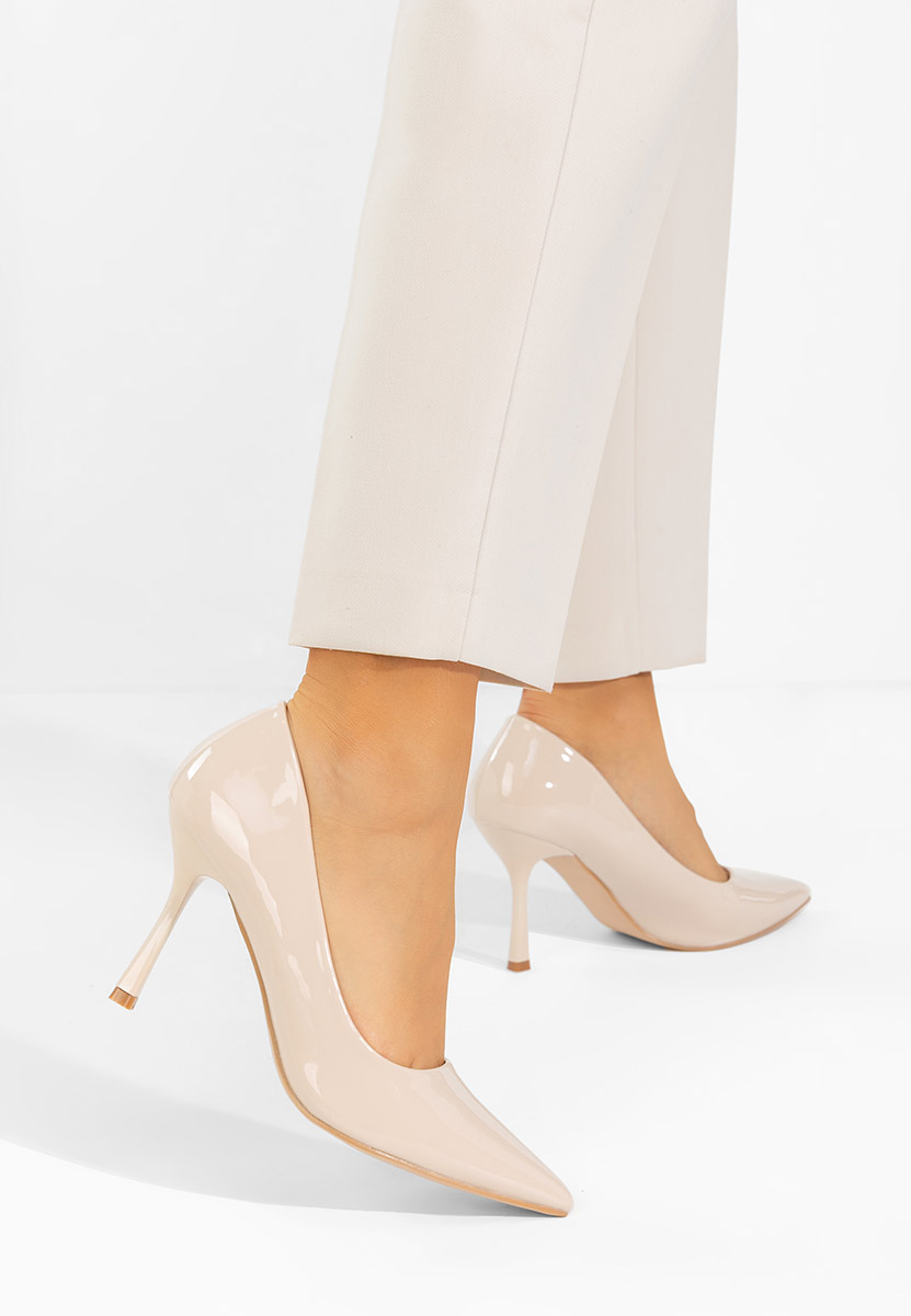 Pantofi stiletto Clia bej Pantofi stiletto Clia bej