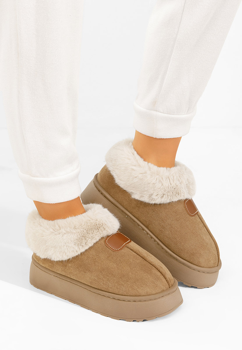 Ghete cu platformă Elarva kaki Ghete cu platformă Elarva kaki