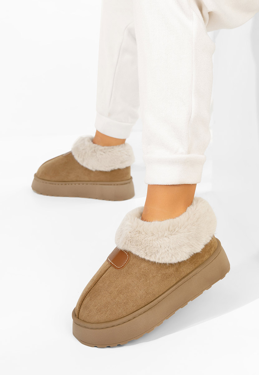 Ghete cu platformă Elarva kaki Ghete cu platformă Elarva kaki