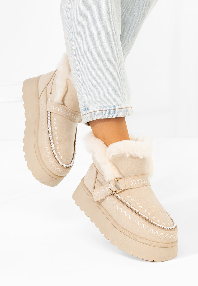 Ghete imblanite dama Tavoria bej