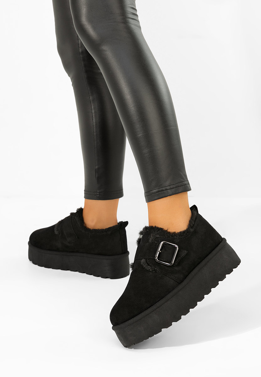 Ghete imblanite dama Suzie negre