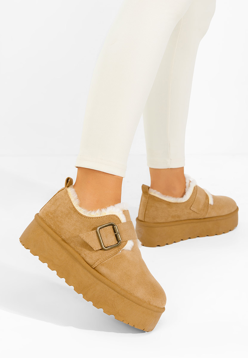 Ghete imblanite dama Suzie camel