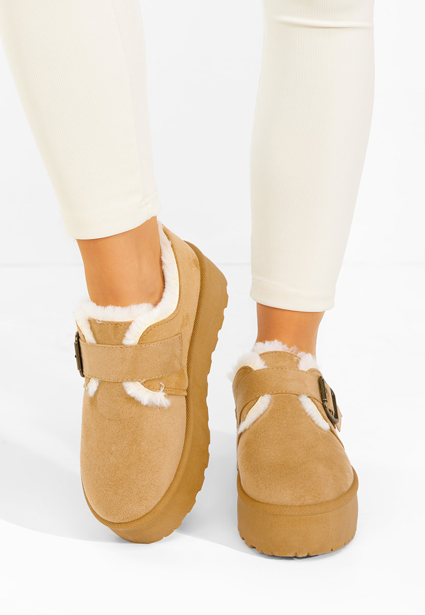 Ghete imblanite dama Suzie camel