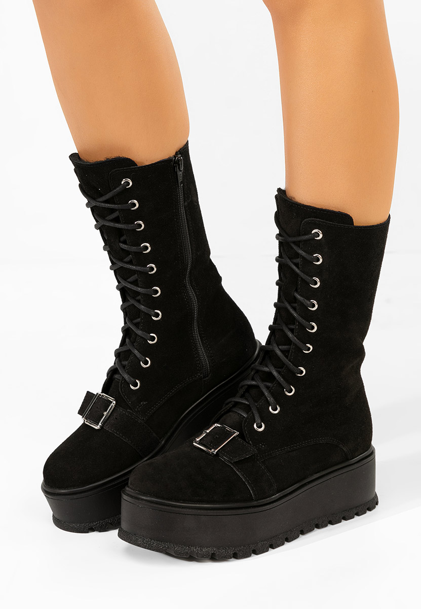 Ghete dama piele Sorelia v2 negre