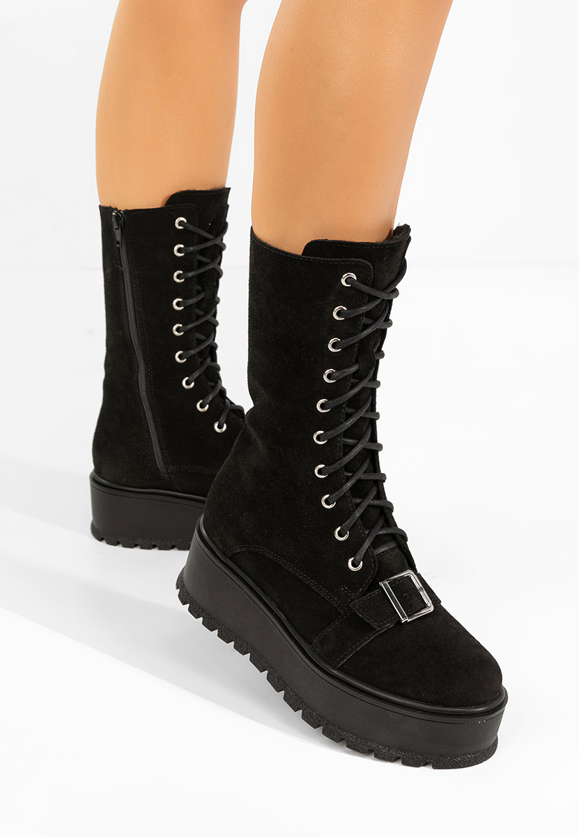 Ghete dama piele Sorelia v2 negre