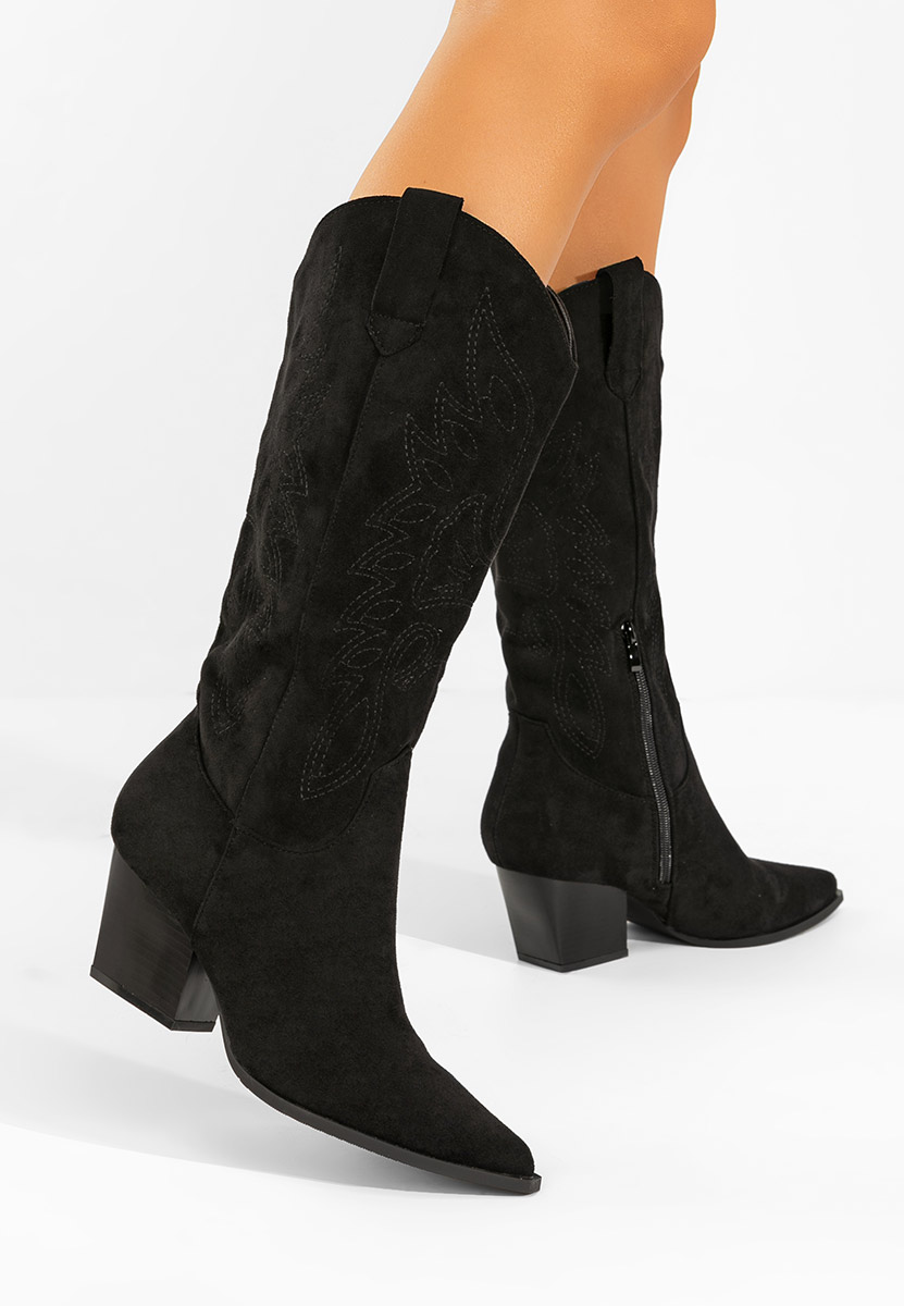 Cizme cowboy damă Josephina negre