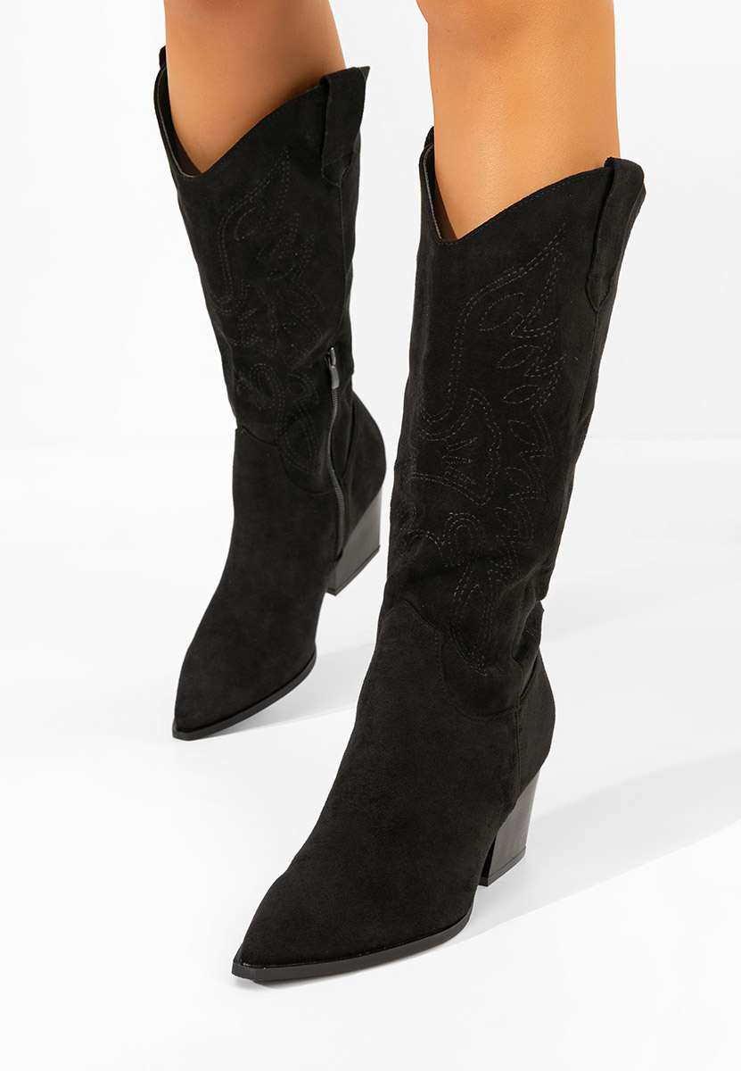 Cizme cowboy damă Josephina negre