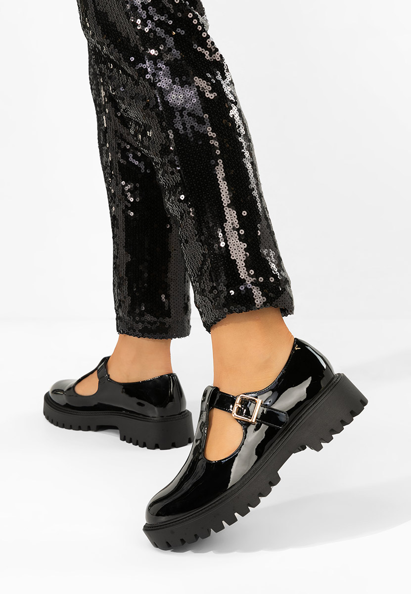 Pantofi casual damă Kenia negri