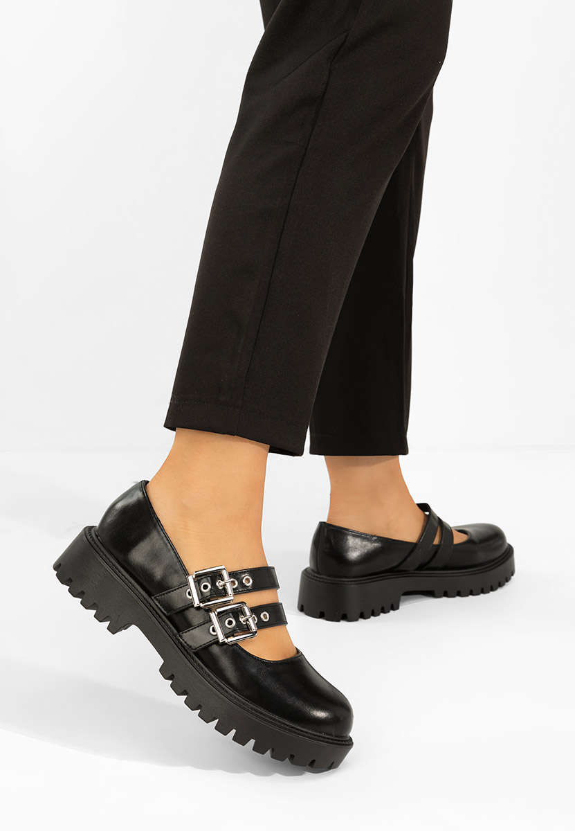 Pantofi casual damă Geovania negri