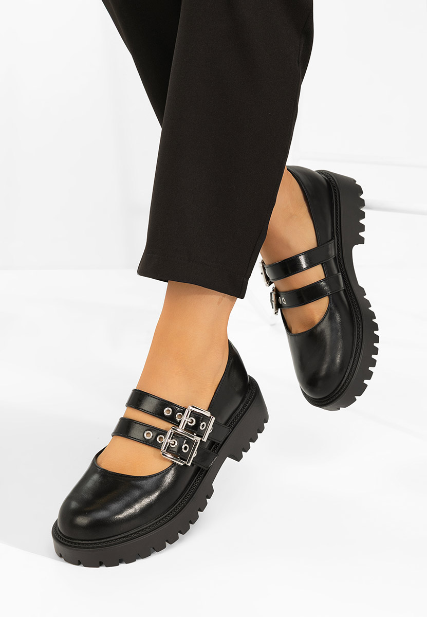 Pantofi casual damă Geovania negri