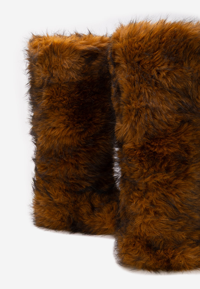 Cizme imblanite dama Gelira camel