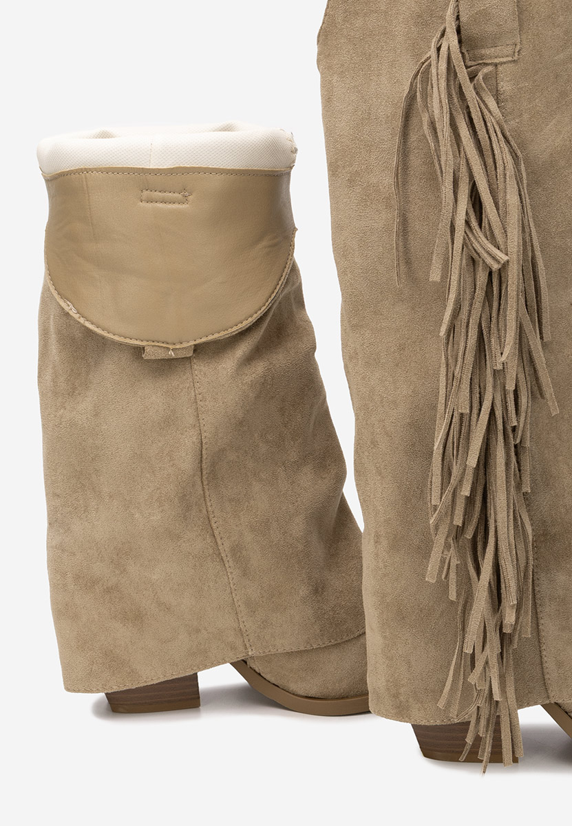 Cizme cowboy dama Charlina kaki