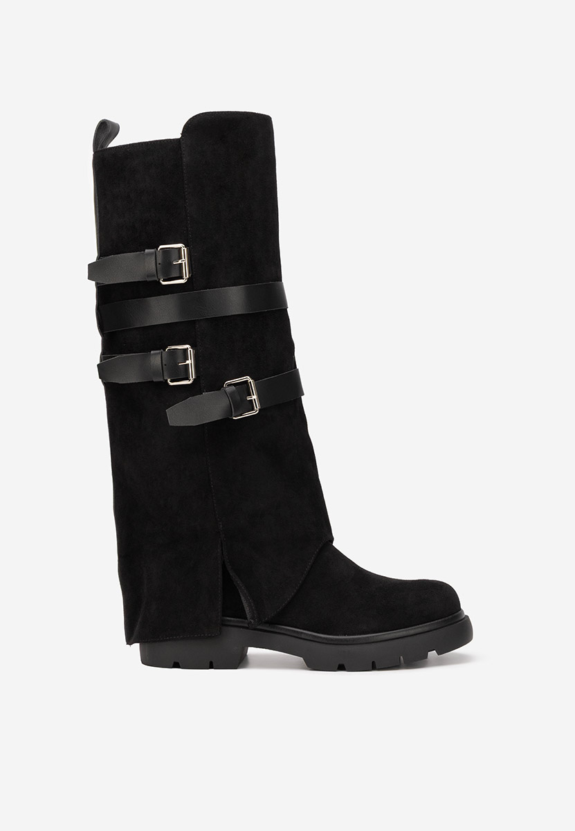 Cizme dama fara toc Rovira negre