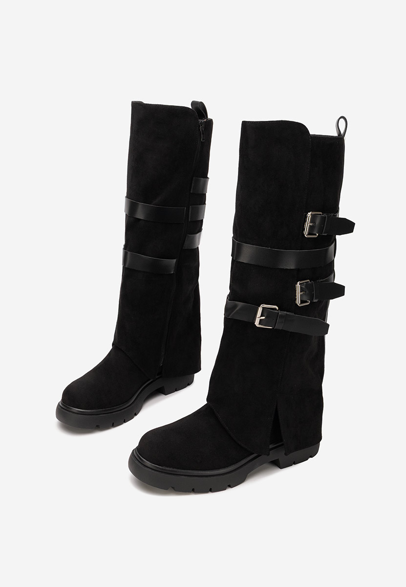 Cizme dama fara toc Rovira negre