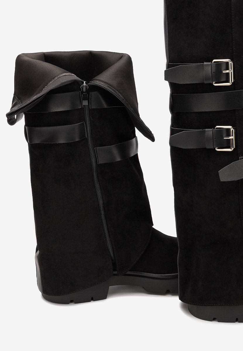 Cizme dama fara toc Rovira negre