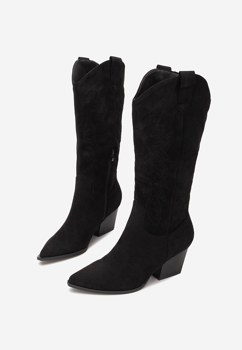 Cizme cowboy damă Josephina negre