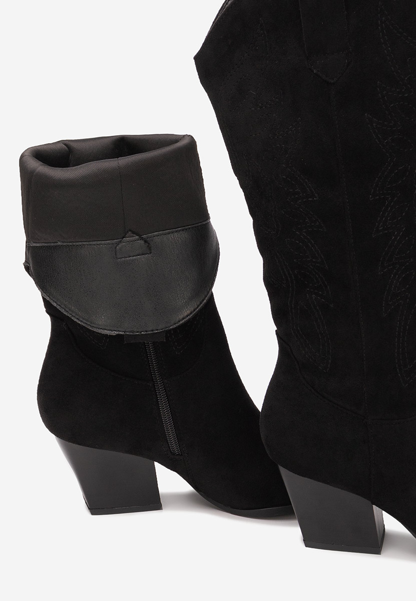 Cizme cowboy damă Josephina negre