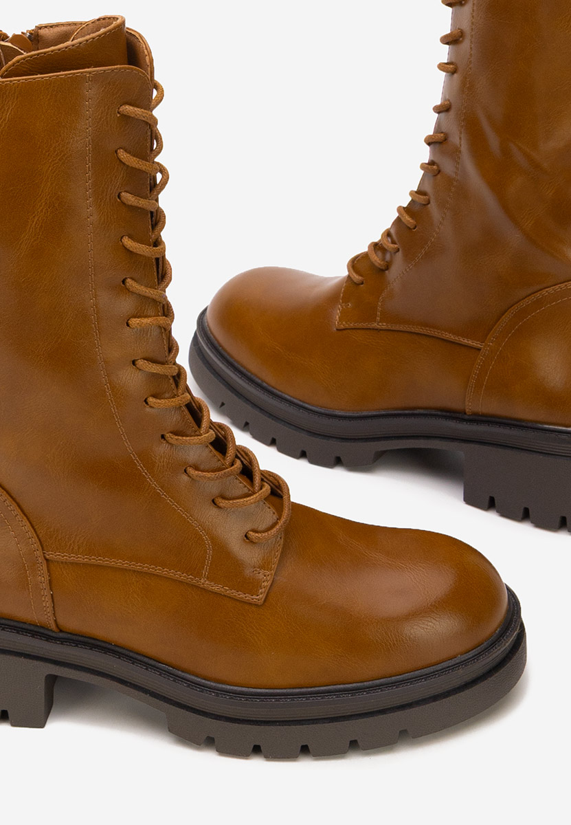 Bocanci inalti de dama Olina camel