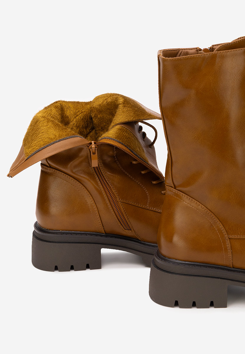 Bocanci inalti de dama Olina camel