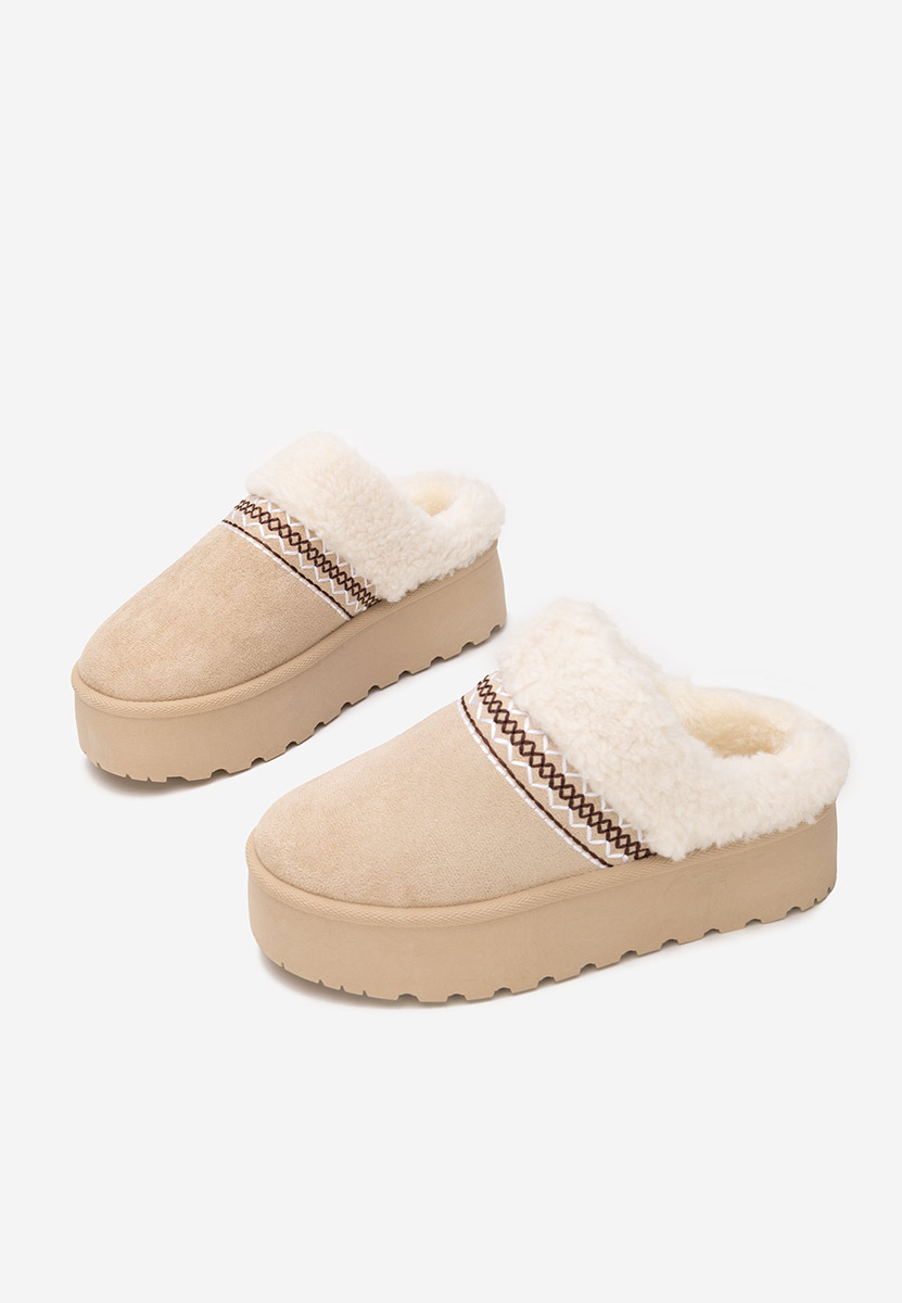 Saboti dama cu platforma Anelisse bej