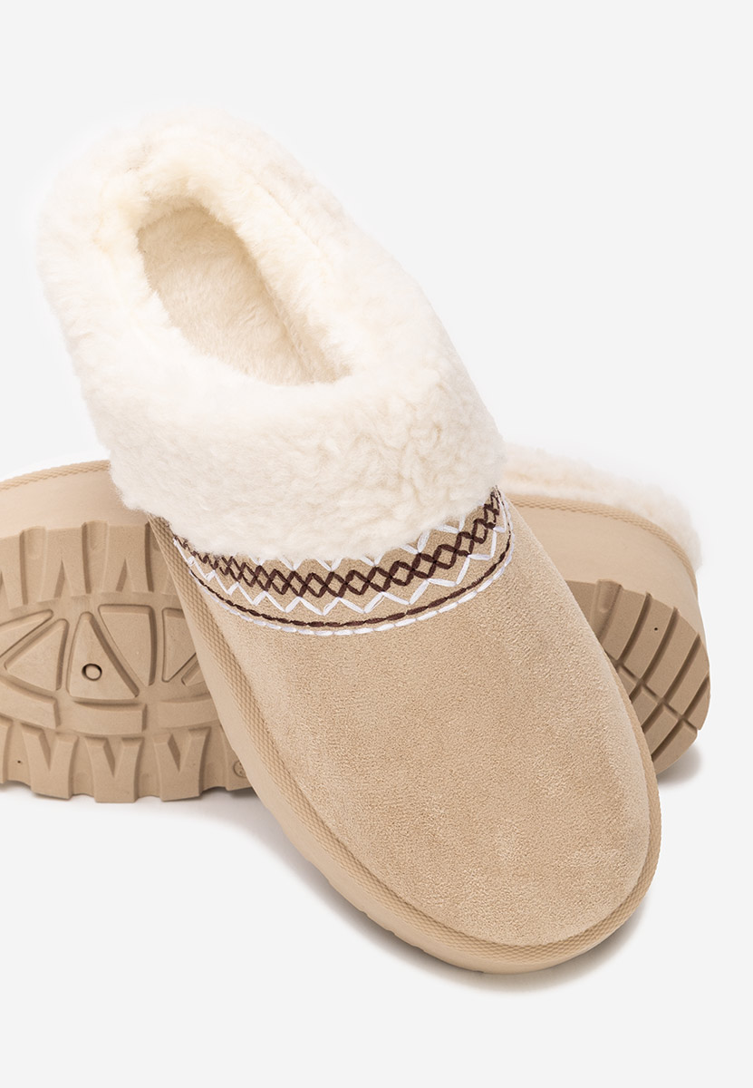 Saboti dama cu platforma Anelisse bej