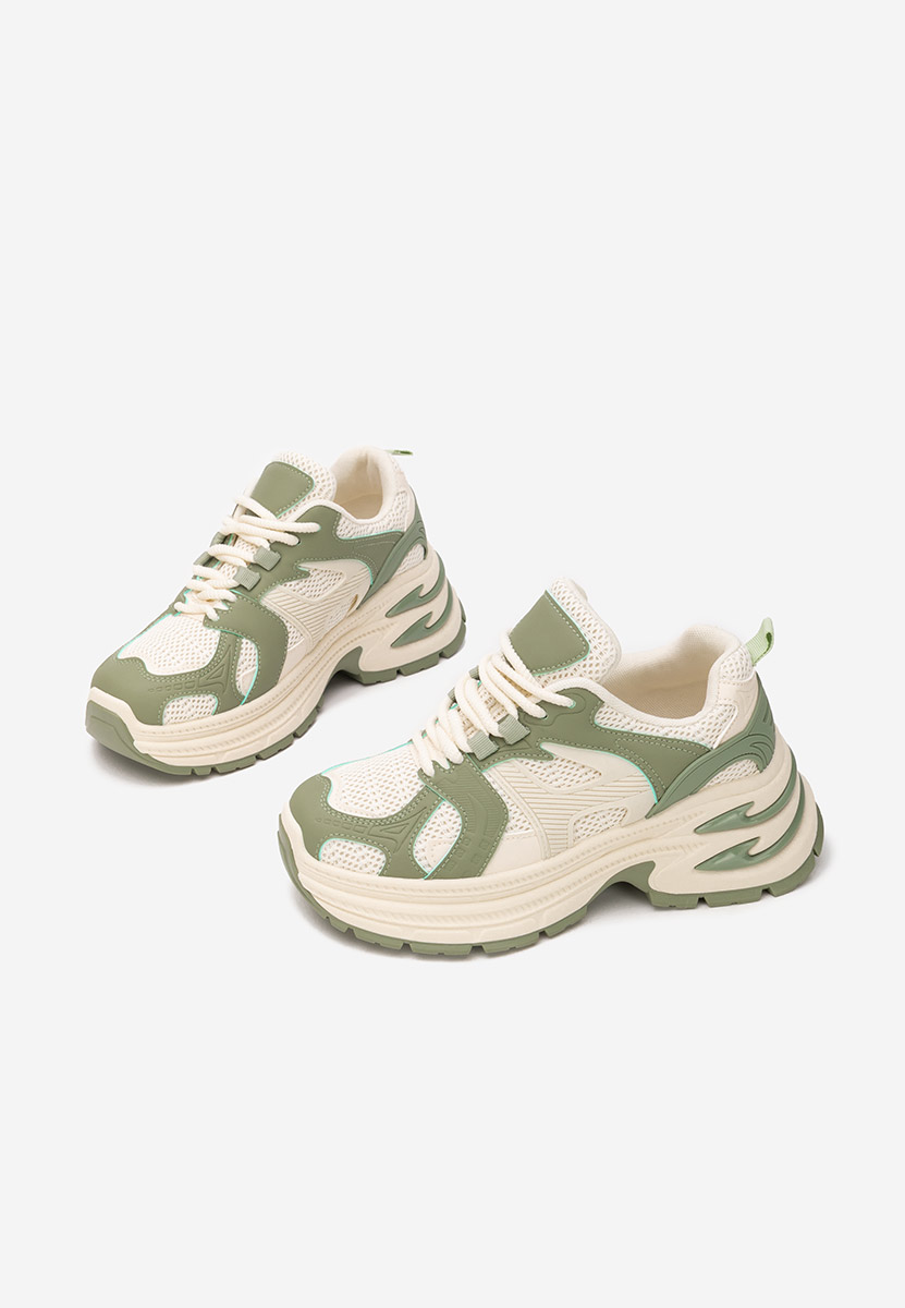 Sneakers cu platforma Alfredia verzi